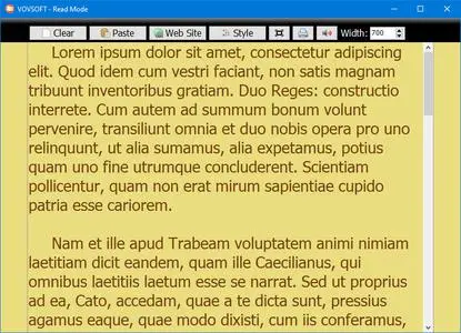VovSoft Read Mode 2.3 Portable