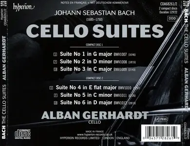 Alban Gerhardt - Johann Sebastian Bach: The Cello Suites (2019)