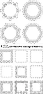 Vectors - Decorative Vintage Frames 2