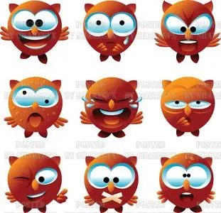 Stock Vector - Face Feelings