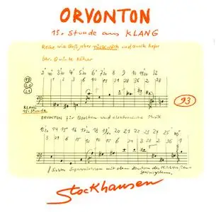 Karlheinz Stockhausen - Orvonton, 15 Stunde aus Klang (2010) {Stockhausen-Verlag No. 93}