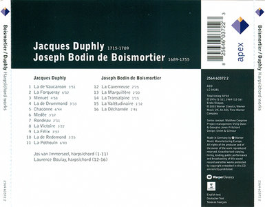 Duphly, Boismortier - van Immerseel, Boulay - Harpsichord Works (2003)