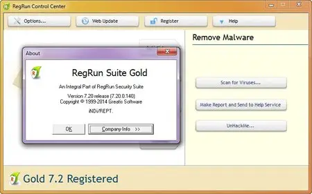 RegRun Security Suite 7.20.0.140 Gold Portable