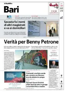 la Repubblica Bari - 30 Marzo 2019