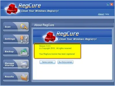 ParetoLogic RegCure 3.0.1.0 Final Portable