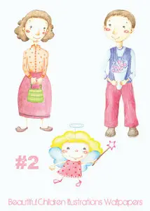 Beautiful Children Illustrations 2
