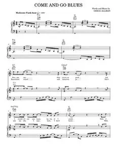 Come and go blues - The Allman Brothers Band (Piano-Vocal-Guitar)