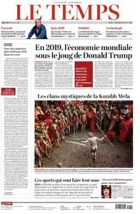 Le Temps - 03 janvier 2019