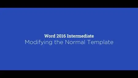 Word 2016 Intermediate