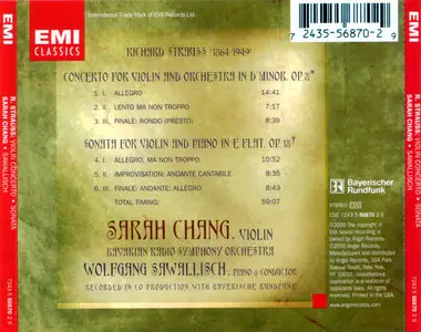 R. Strauss - Violin Concerto & Sonata in E Flat