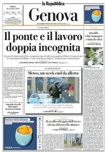 la Repubblica Genova - 19 Ottobre 2019