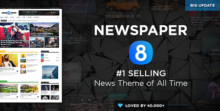 ThemeForest - Newspaper v8.1 - Premium WordPress Theme - 5489609