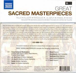 VA - Naxos 25th Anniversary: Great Sacred Masterpieces (2012) (10 CD Box Set)