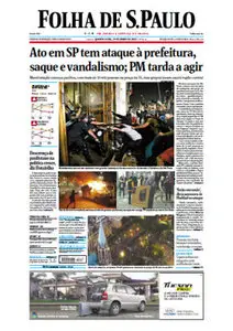 Jornal Folha de São Paulo - 19 de junho de 2013 - Quarta