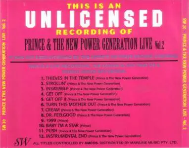 Prince & The New Power Generartion - Live Vol.2 (1993) {SW} **[RE-UP]**