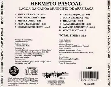 Hermeto Pascoal - Lagoa da Canoa, Município de Arapiraca (1984) {Happy Hour}