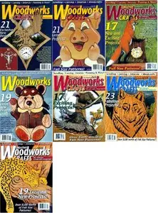 Creative Woodworks & Crafts No 75-81 2001 (Full Year Collection)