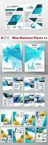 Vectors - Blue Business Flyers 11