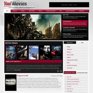 Joomla Template YouJoomla Youmovies