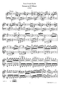Piano Sonata No.34 in e minor