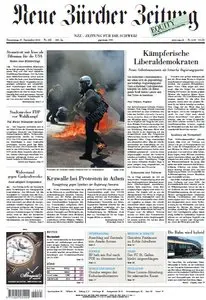 Neue Zürcher Zeitung am 27. September 2012
