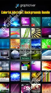 GraphicRiver Colorful Abstract Backgrounds Bundle