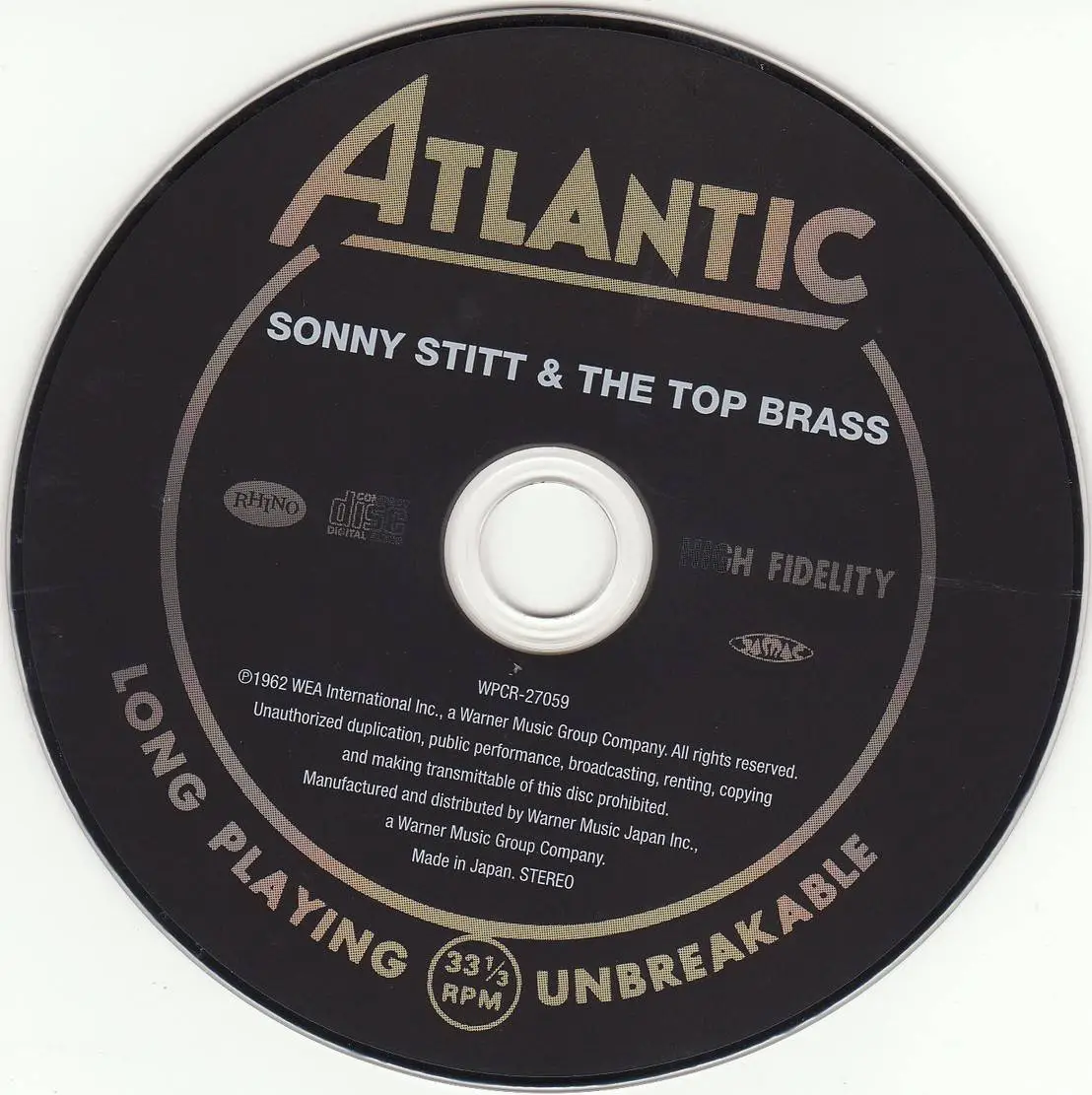 Sonny Stitt Sonny Stitt & The Top Brass (1962) {2012 Japan Jazz Best