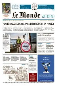 Le Monde du Samedi 11 Avril 2020