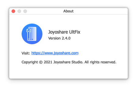 Joyoshare UltFix 2.4.0 macOS