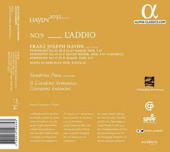 Giovanni Antonini, Il Giardino Armonico - Haydn 2032 No. 9: L'Addio (2021)