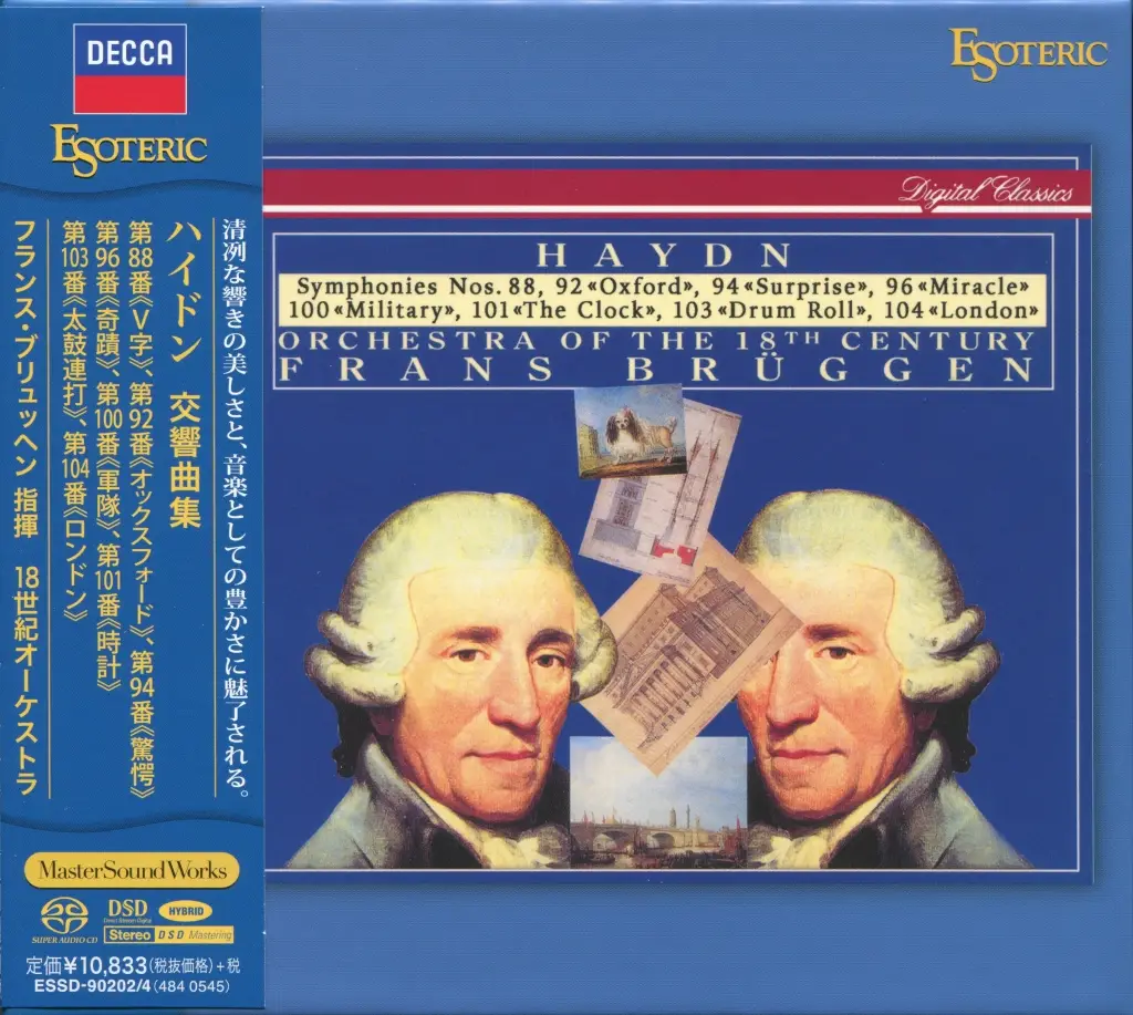 Frans Bruggen, Orchestra Of The XVIII Century - Haydn: Symphonies (2019) PS3 ISO + DSD64 + Hi-Res FLAC