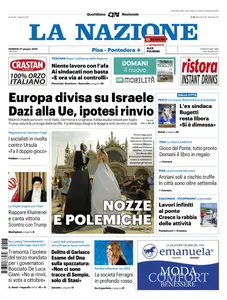 La Nazione Pisa Pontedera - 27 Giugno 2025