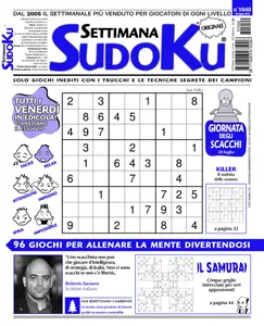 Settimana Sudoku N.1040 - 18 Luglio 2025