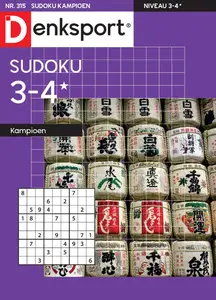 Denksport Sudoku 3-4 kampioen - 26 Juni 2025