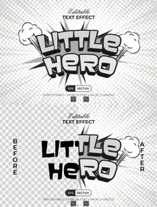 EE - Little Hero Text Effect Comic Style 6TDEAEX