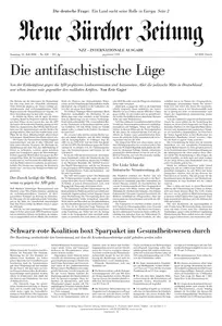 Neue Zürcher Zeitung International - 11 Juli 2026