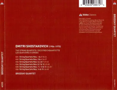 Brodsky Quartet - Dmitri Shostakovich: The String Quartets [6CDs] (2003)