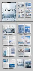 Book Layout Template 760486504