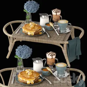 Luxury Breakfast in Bed Tray Set