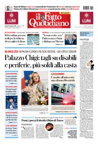 Il Fatto Quotidiano - 22 Dicembre 2025