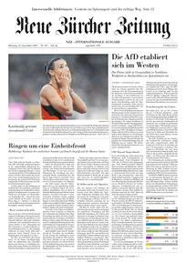 Neue Zürcher Zeitung (International) - 16 September 2025