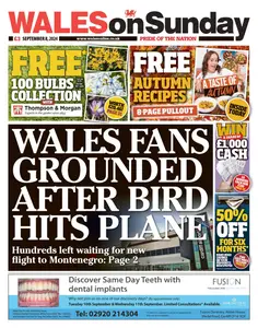 Wales on Sunday - 8 September 2024