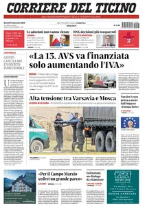Corriere del Ticino - 11 Settembre 2025