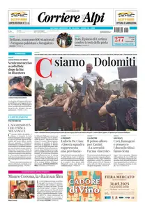 Corriere delle Alpi - 5 Maggio 2025