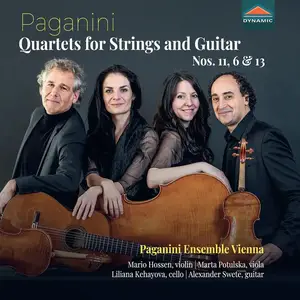 Paganini Ensemble Vienna - Paganini: Quartets For String and Guitar: Nos. 11, 6 & 13 (2024)