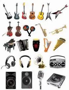 Vector Musical instruments