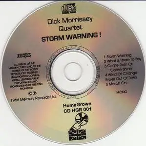 Dick Morrissey - Storm Warning! (1965) {Homegrown-Mercury CD HGR001}