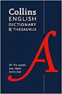 Collins English Dictionary and Thesaurus Paperback Edition: All-in-One Support for Everyday Use
