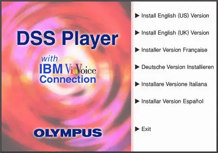 OLYMPUS DSS Player 2002 for DS-330 Software (Drivers and Player for WinXP)