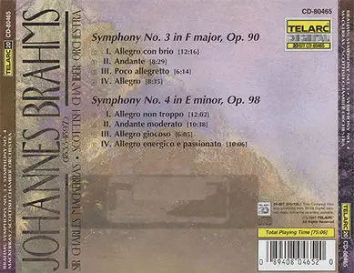 Brahms - Scottish Chamber Orchestra / Mackerras  - Symphonies Nos. 3 & 4 (1997)
